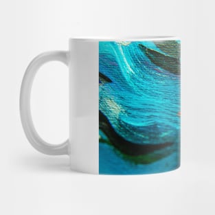 Sea Serpents Abstract Art Mug